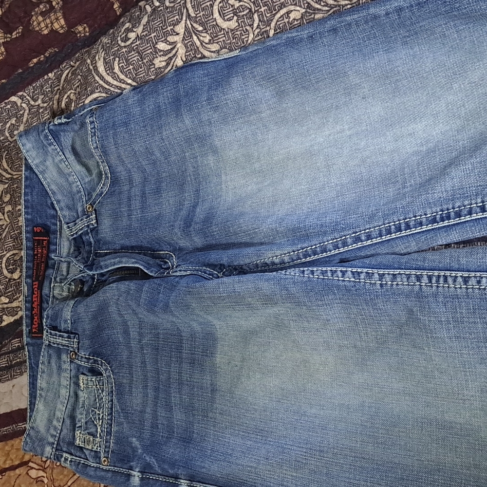 rock roll jean size 32w34l
